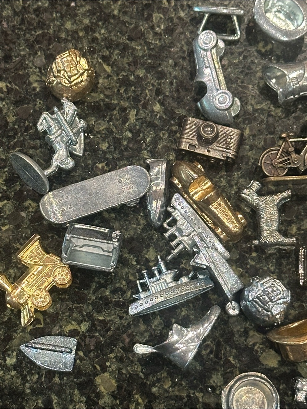 Monopoly game tokens pieces 49 stranger things hamburger car skateboard phone - Picture 2 of 14